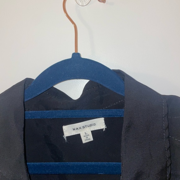 Roll Sleeve Utility Maxi Shirtdress - Picture 2 of 13